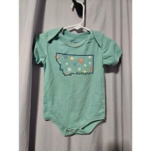 Home Free Montana Map Stars Baby Bodysuit 18M
